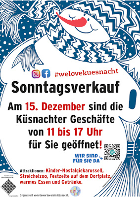 Sonntagsverkauf Gewerbeverein Kuesnacht 2024