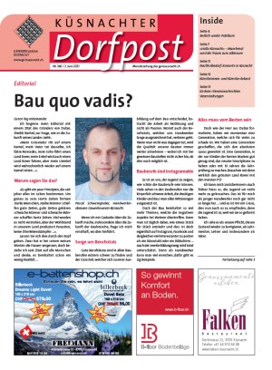 Küsnachter Dorfpost Nr. 385 vom 2. Juni 2021
