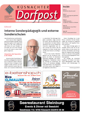 Küsnachter Dorfpost Nr. 426 vom 6. November 2024